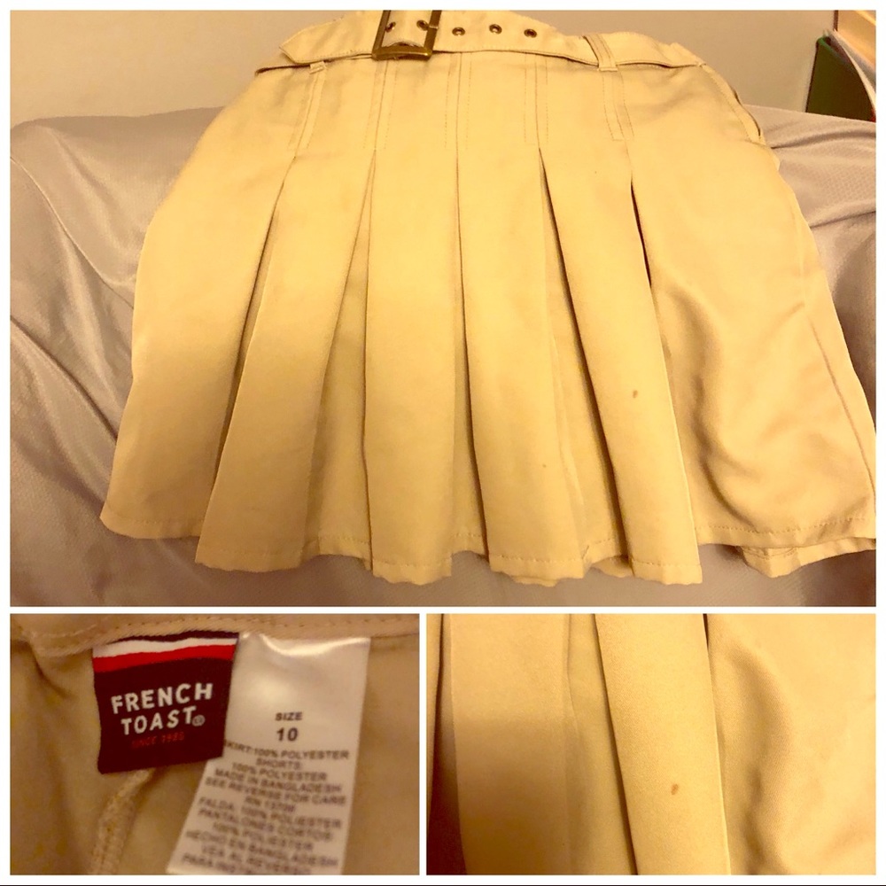 French toast skirt/skort size 10
